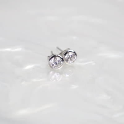 Wholesale 14K Gold Luxury Diamond Stud Earrings 1 Carat DEF Lab Grown Perfect Gift for Wedding