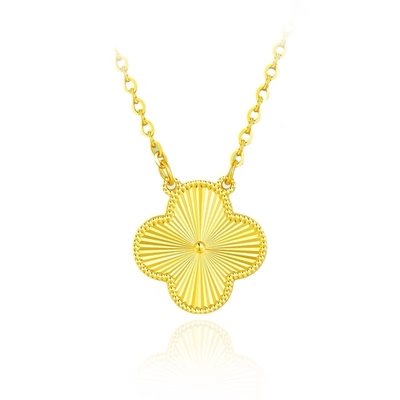 Women's Classic Romantic IGI Certified 10K 14K 18K Gold Necklace with Brilliant Cut Diamond for Weddings and Engagements