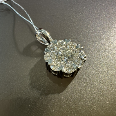 18K Gold Luxury Pendant Necklace Handmade Fashion Jewelry New Design Women Anniversary Wedding Banquet Diamond Rings