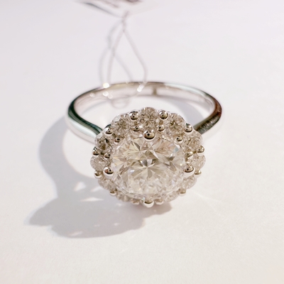 Fortune 18K Gold Customized Fine Jewelry IGI GIA Lab Grown Diamond Engagement Wedding Banquet Women's Ring