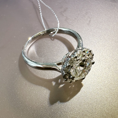 Fortune 18K Gold Customized Fine Jewelry IGI GIA Lab Grown Diamond Engagement Wedding Banquet Women's Ring