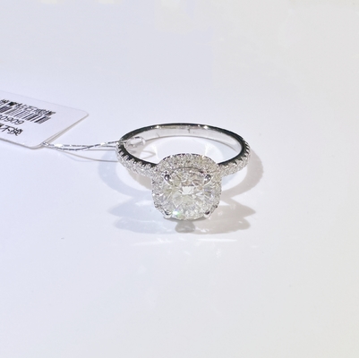 Customized 18K Gold Cluster Diamond Ring IGI GIA Lab Grown Diamond for Engagement Wedding or Banquet Fine Jewelry for Women
