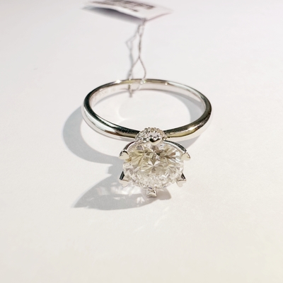 Six Claw 18k Gold Lab Diamond Ring Engagement Wedding Banquet Women Rings Customized Fine Jewelry IGI GIA Lab Grown Diamond Ring