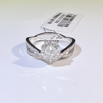 Crown 18K Gold Customized Fine Jewelry IGI GIA Lab Grown Diamond Ring for Women Engagement Wedding Banquet