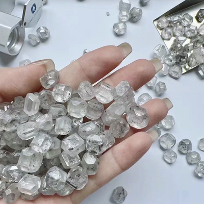 1-5 Carat Rough Stone HPHT Lab Grown  Man Made Diamonds White DEF CVD Loose Lab Diamond