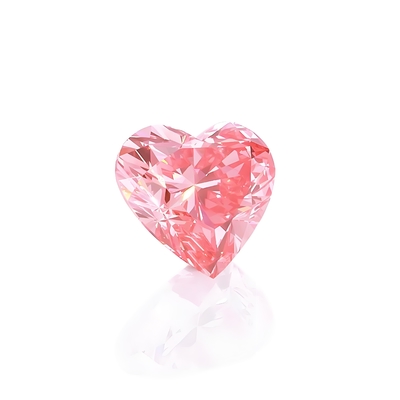 Pink  Heart Cut 0.5carat- 2.5carat  Lab Grown Diamond HPHT CVD  Diamond Fancy pink Color VVS VS 3EX Loose Diamond IGI Certified