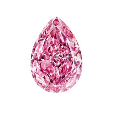 Pink  Pear Cut 0.5carat- 2.5carat  Lab Grown Diamond HPHT CVD  Diamond Fancy pink Color VVS VS 3EX Loose Diamond IGI Certified