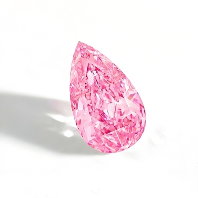 Pink  Pear Cut 0.5carat- 2.5carat  Lab Grown Diamond HPHT CVD  Diamond Fancy pink Color VVS VS 3EX Loose Diamond IGI Certified