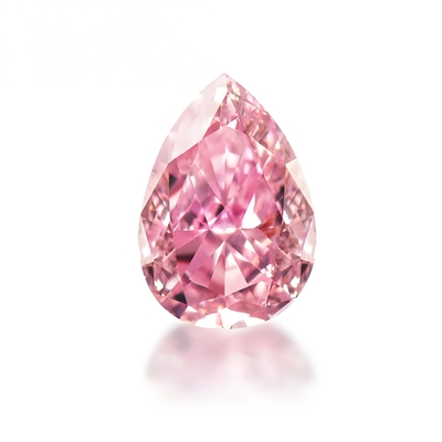 Pink  Pear Cut 0.5carat- 2.5carat  Lab Grown Diamond HPHT CVD  Diamond Fancy pink Color VVS VS 3EX Loose Diamond IGI Certified