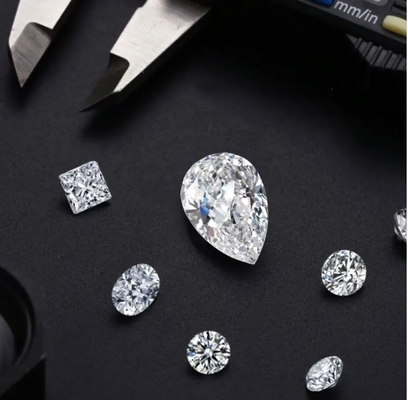 IGI GIA Certified Lab Grown Diamonds Pear Cut 0.5-2.5 Carat VS1 VS2 Clarity CVD HPHT Technique Loose DEFGH VS VVS Pear Shaped