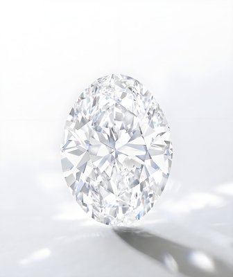 Oval Cut 0.5-2.5 Carat Lab Grown Diamonds HPHT CVD D-E-F-G-H Color VVS VS 3EX Loose IGI Certified GIA Certificate