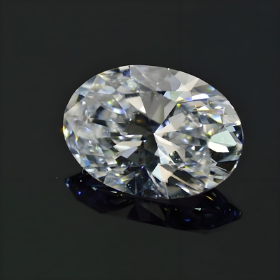 Oval Cut 0.5-2.5 Carat Lab Grown Diamonds HPHT CVD D-E-F-G-H Color VVS VS 3EX Loose IGI Certified GIA Certificate
