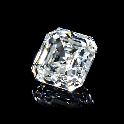 Asscher Cut 0.5-2.5 Carat Lab Grown Diamonds HPHT CVD D E F G H Color VVS VS 3EX Loose IGI Certified GIA Certificate