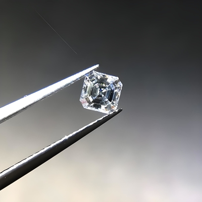 Asscher Cut 0.5-2.5 Carat Lab Grown Diamonds HPHT CVD D E F G H Color VVS VS 3EX Loose IGI Certified GIA Certificate