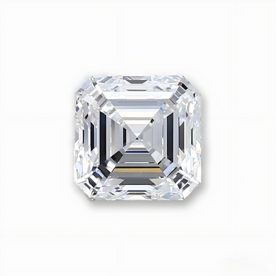 Asscher Cut 0.5-2.5 Carat Lab Grown Diamonds HPHT CVD D E F G H Color VVS VS 3EX Loose IGI Certified GIA Certificate