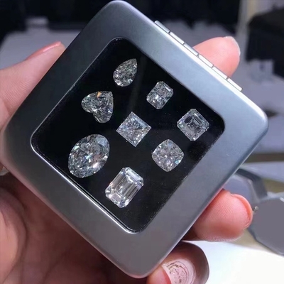 IGI Certified Emerald Cut 0.5-2.5 Carat Lab Grown Diamonds HPHT CVD D E F G H Color VVS VS 3EX Loose Diamond Certified by GIA