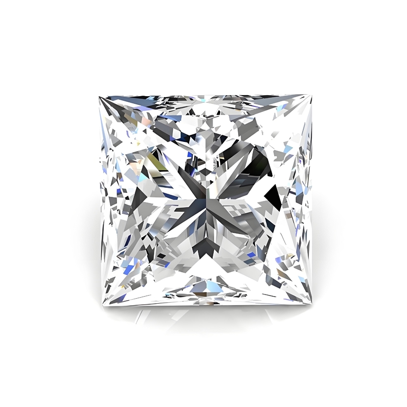 Princess Cut Lab Grown Diamonds 0.5-2.5carat HPHT CVD Certified VVS1 Clarity VS2 Certified IGI Certified D E F G H Color 3EX