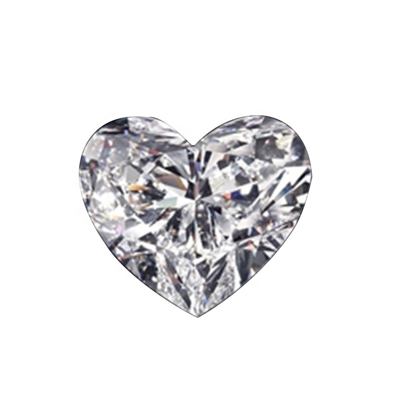 Heart Shaped 0.5-2.5 Carat Lab Grown Diamonds HPHT CVD Certified Loose D E F G H Colors VVS1 Clarity IGI Certified