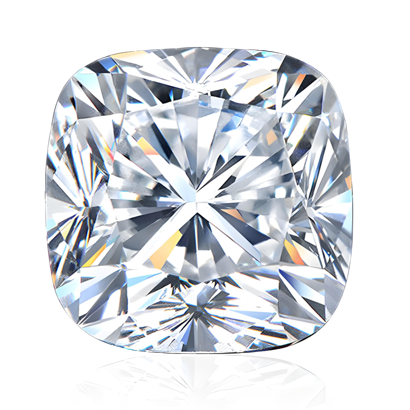 Cushion Cut 0.5-2.5 Carat Lab Grown Diamonds HPHT CVD D-E-F-G-H Color VVS VS 3EX Loose IGI Certified GIA Certificate
