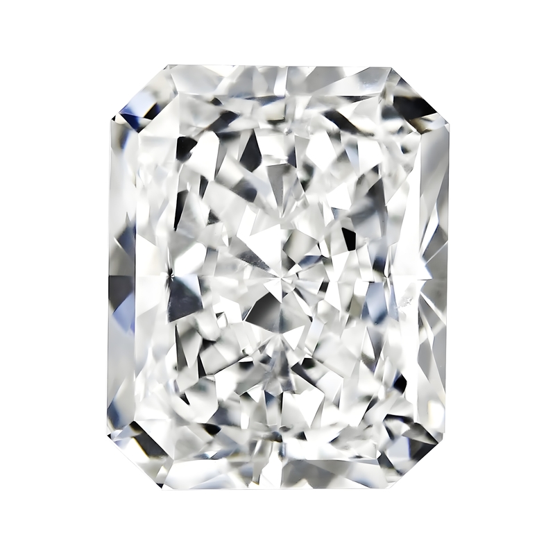 Radiant Cut 0.5-2.5 Carat Lab Grown Diamonds HPHT CVD VVS VS 3EX Certified Loose IGI GIA Certified